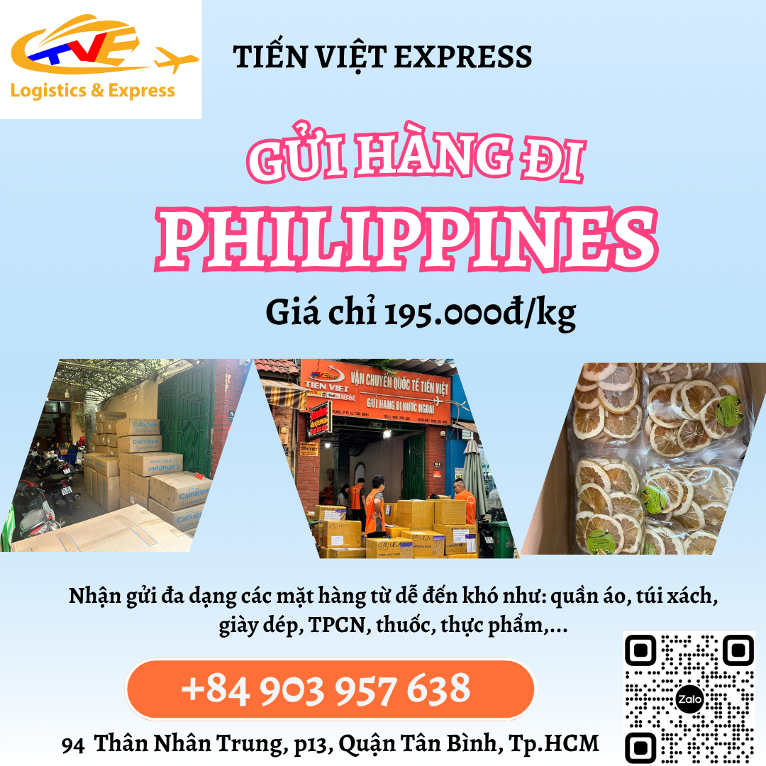 Gửi hàng đi Philippines - Tiến Việt Express
